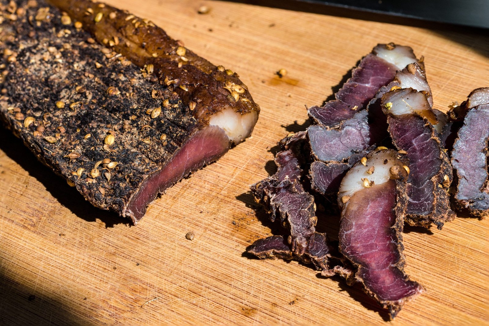 Shop Biltong – Authentic South African biltong, sliced and whole, perfect for snacking.
